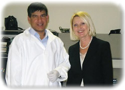 Dr Thakur with Dr Siemionow